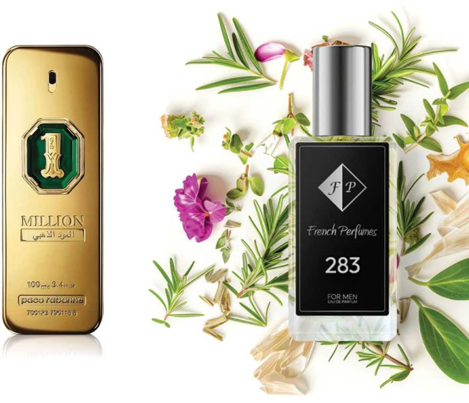 Nr283 kvepalai įkvėpti Paco Rabanne - 1 Million Golden Oud 33 ml