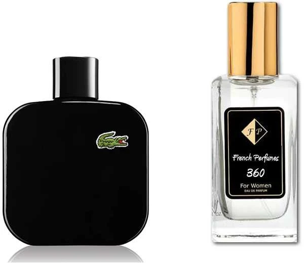 Nr360 kvepalai įkvėpti Lacoste - L.12.12. Noir 33 ml EDP