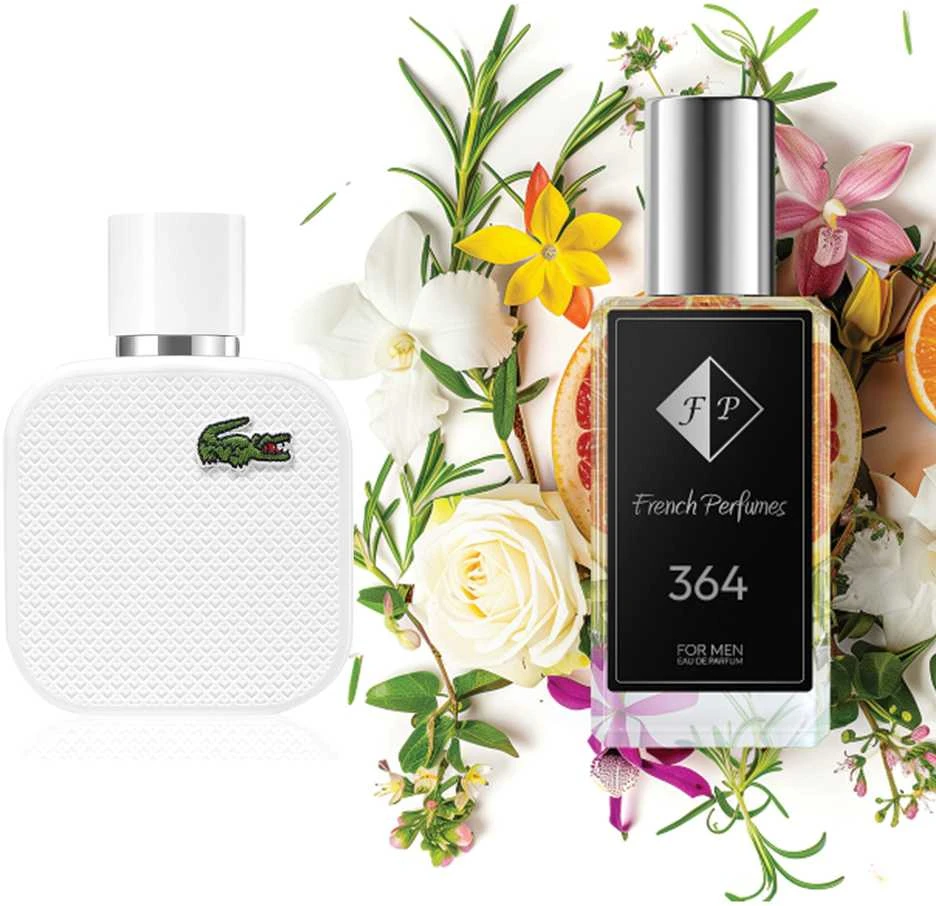 Nr364 kvepalai įkvėpti Lacoste - L.12.12 Blanc 33 ml