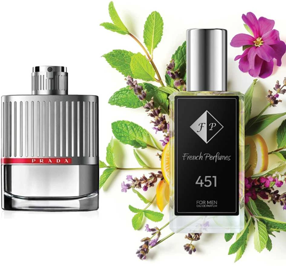 Nr451 kvepalai įkvėpti Prada - Luna Rossa 33 ml