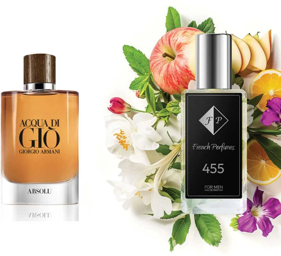 Nr455 kvepalai įkvėpti Armani - Acqua di Gio Absolu 33 ml