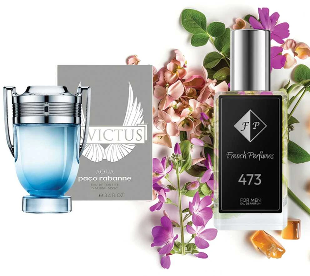 Nr473 kvepalai įkvėpti Paco Rabanne Invictus Aqua 33 ml