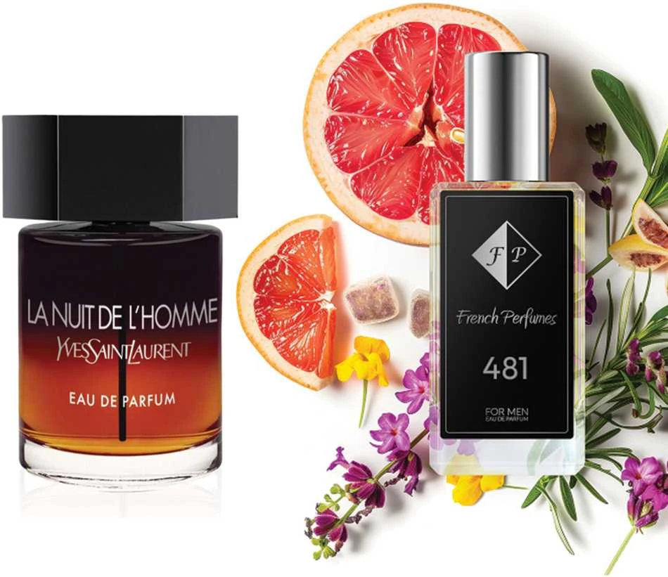 Nr481 kvepalai įkvėpti Yves Saint Laurent - La Nuit Del'Homme EDP 2019 2 ml