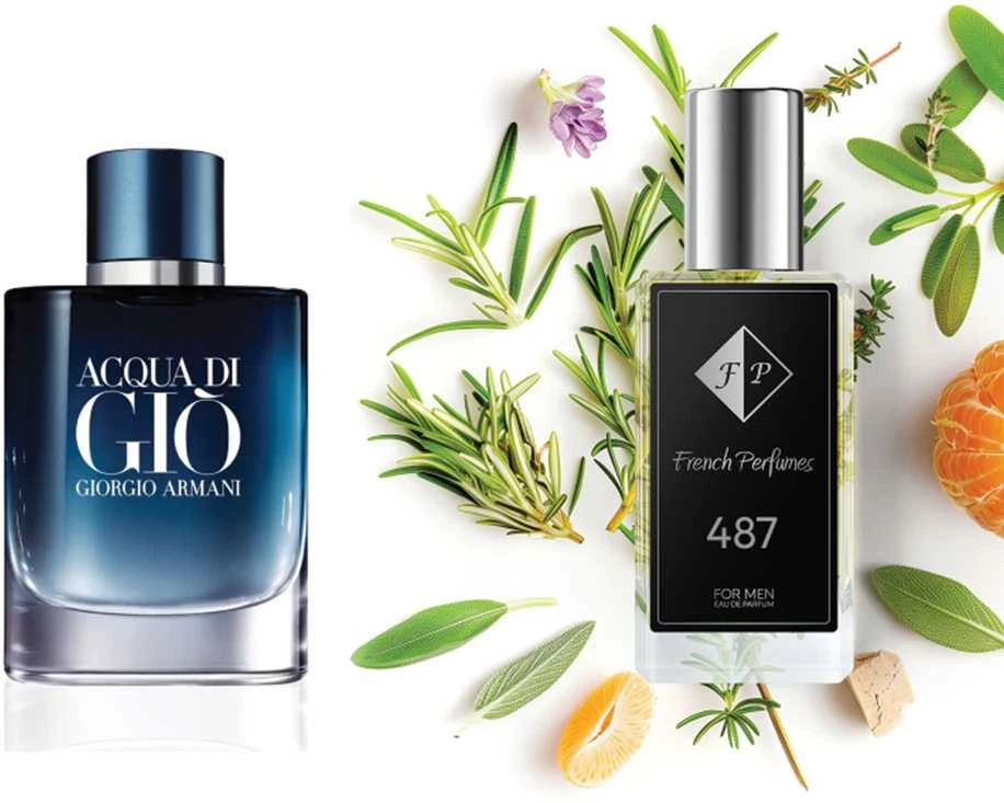 Nr487 kvepalai įkvėpti Giorgio Armani - Acqua di Giò Profondo Lights 104 ml