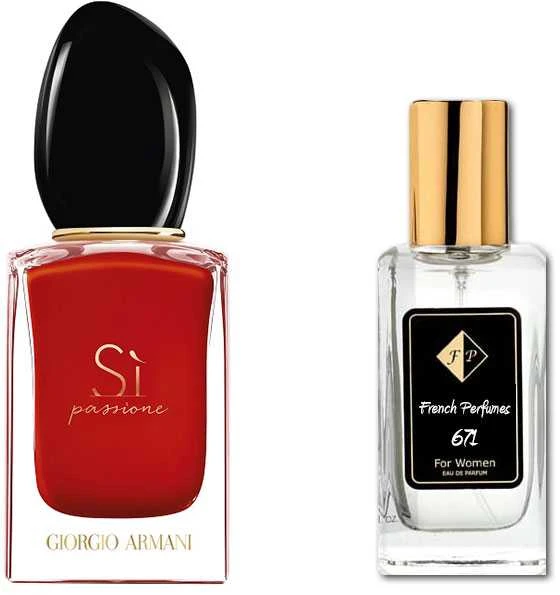 Nr671 kvepalai įkvėpti Armani - Si Passione 33 ml EDP