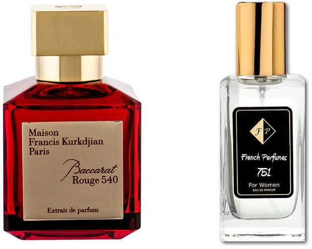 Nr751 kvepalai įkvėpti Kurkdjian - Baccarat Rouge 540 Extrait 104 ml EDP (UNISEX)