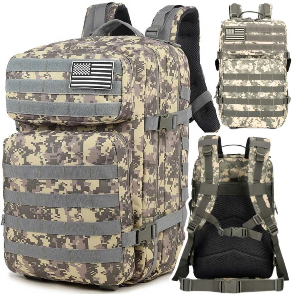 Pilka karinė kuprinė Army