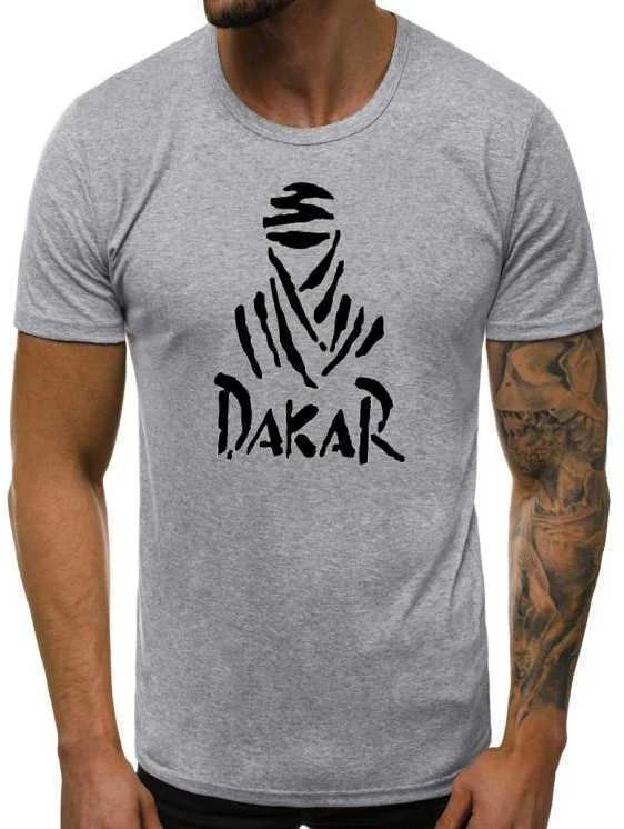 Pilki vyriški marškinėliai Dakar