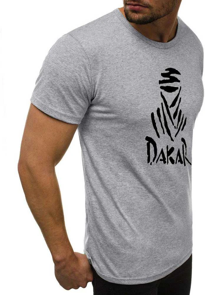 Pilki vyriški marškinėliai Dakar