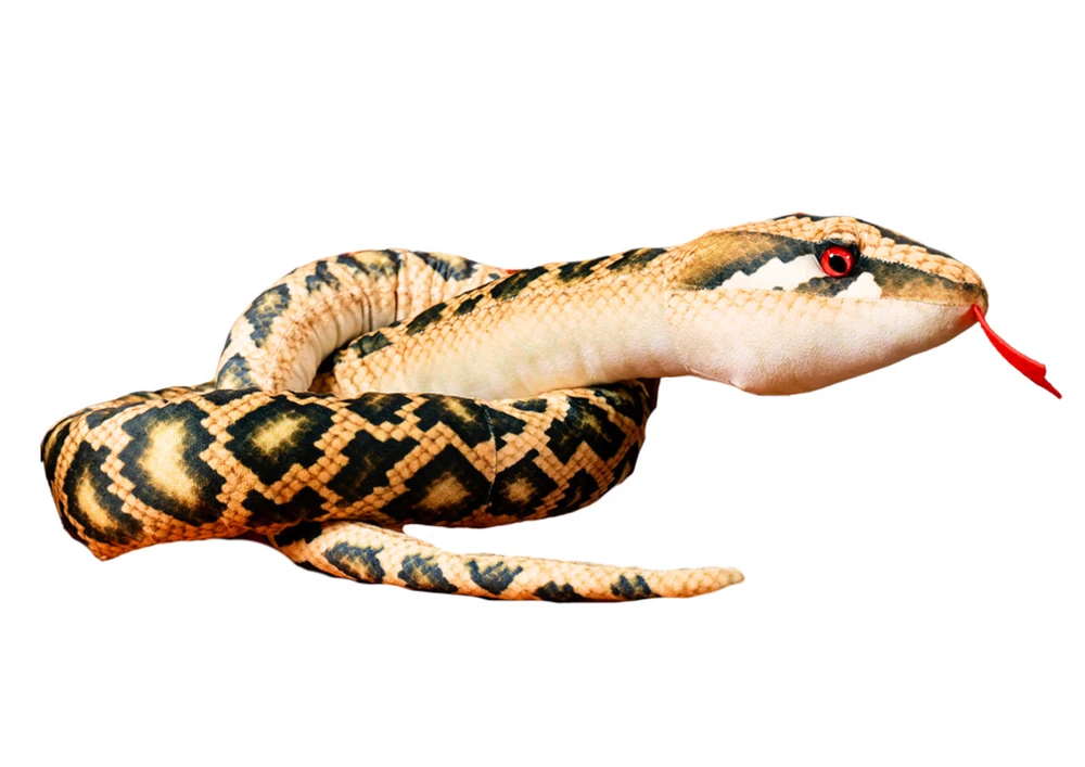 Maskotka Pliušinis juodas gyvatės žaislas, 210 cm