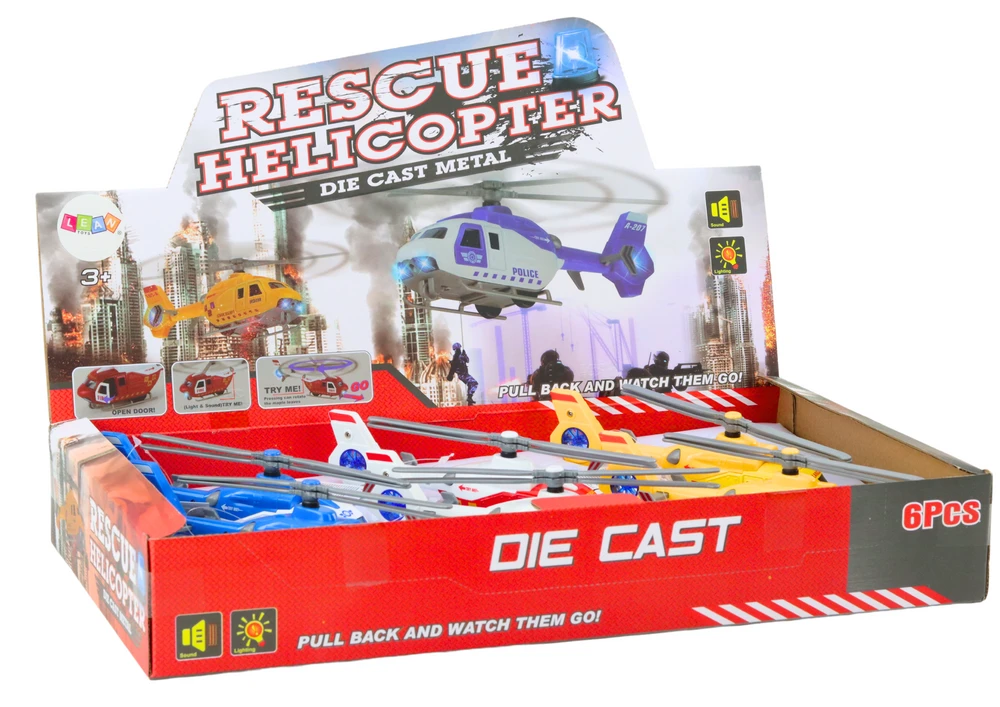 Lean Toys Policijos, Priešgaisrinės ir Gelbėjimo Tarnybų Sraigtasparnis