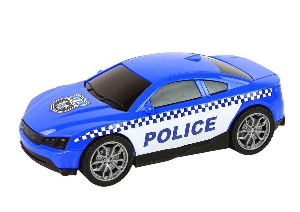 Žaislinio policijos automobilio ir sraigtasparnio rinkinys Lean Toys