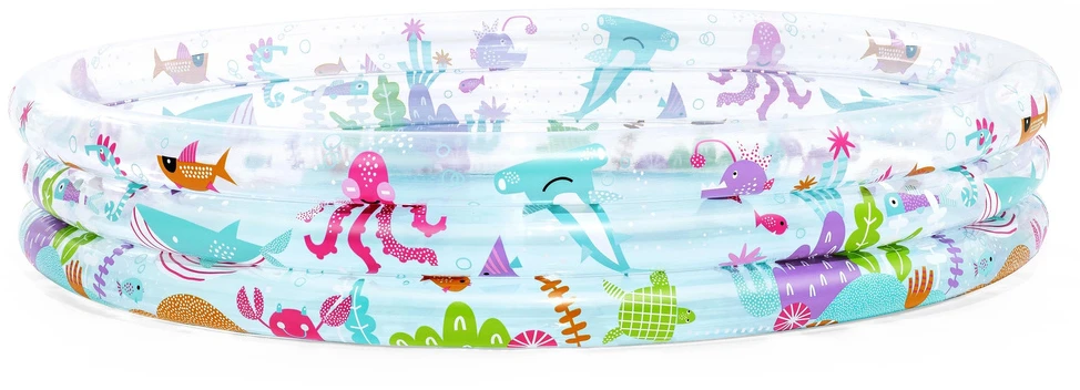 Bestway® vaikiškas pripučiamas baseinas Deep Dive Ø 183 x 33 cm, apvalus