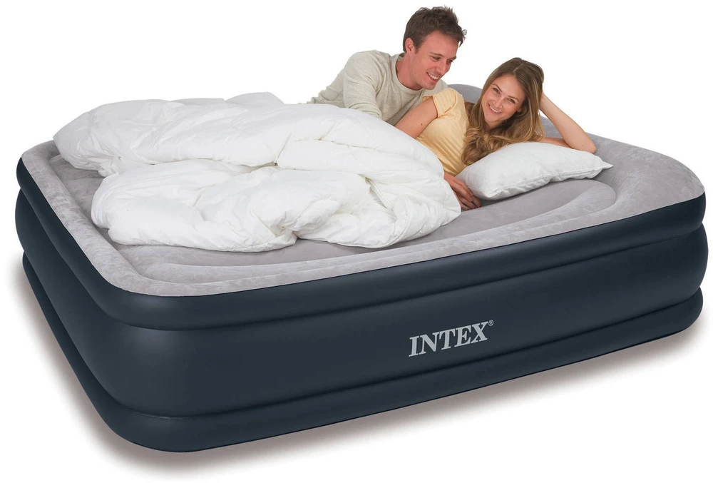 Pripučiamas čiužinys 203 x 152 cm su siurbliu INTEX 64136ND