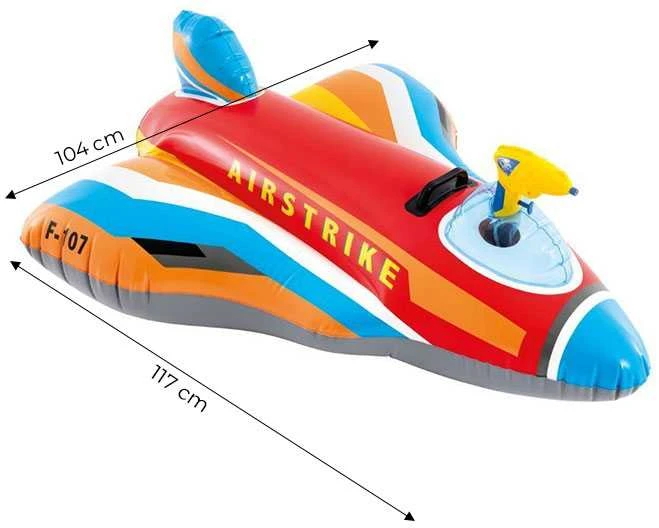Pripučiamas plaustas Intex JET FIGHTER RIDEONS, 1.17×1.04cm