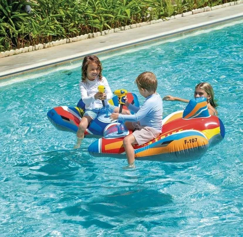 Pripučiamas plaustas Intex JET FIGHTER RIDEONS, 1.17×1.04cm