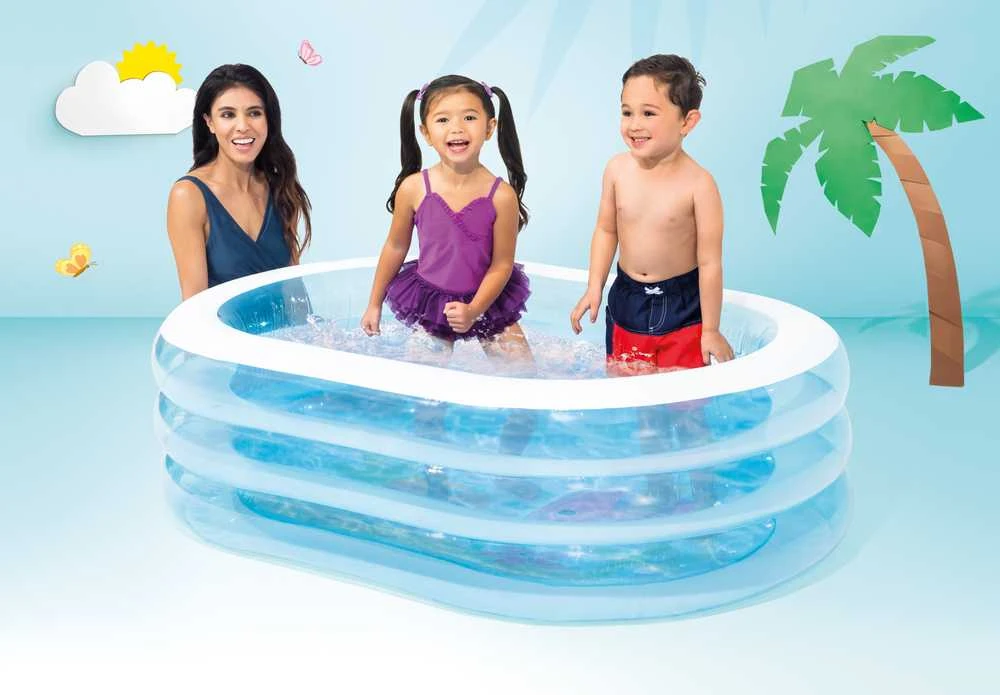 Pripučiamas baseinas INTEX My Sea Friends Pool 163x107x46cm