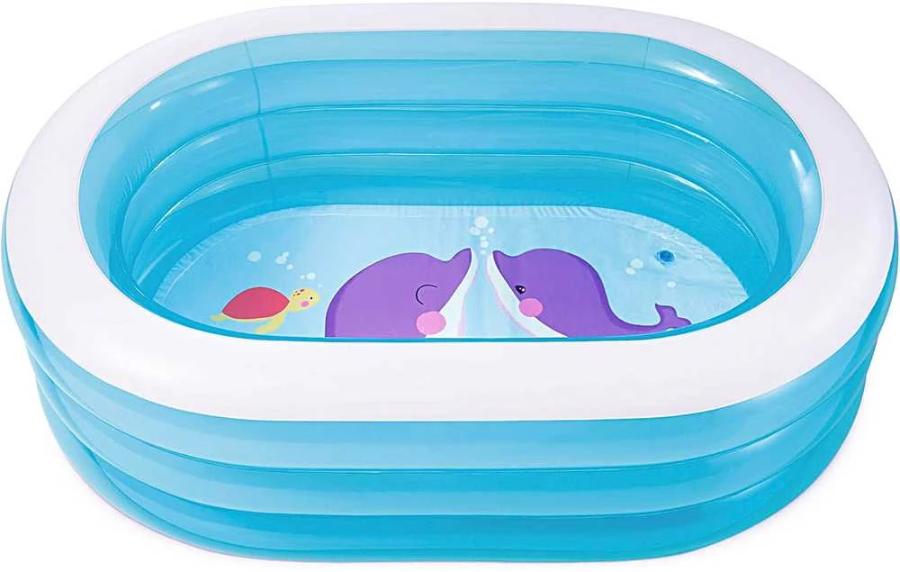 Pripučiamas baseinas INTEX My Sea Friends Pool 163x107x46cm