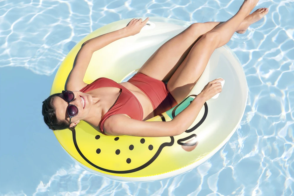 Bestway plaukimo žiedas su rankenomis LEMON 114 CM 36448