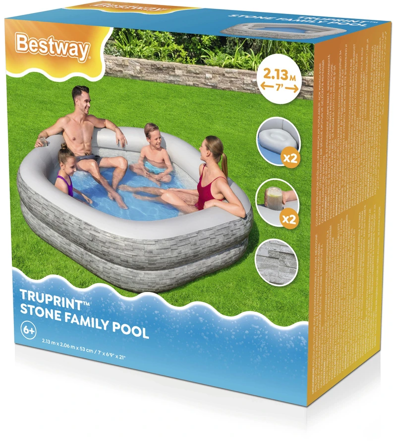 Baseinas 213x206x53cm su BESTWAY sėdynėmis