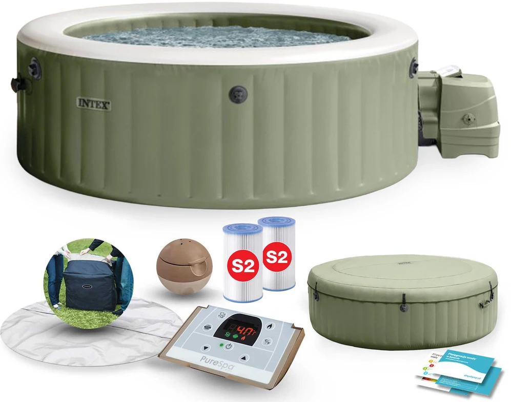 Pripučiamas SPA baseinas su hidromasažu 6 asmenims 216 x 71 cm INTEX 28428NP