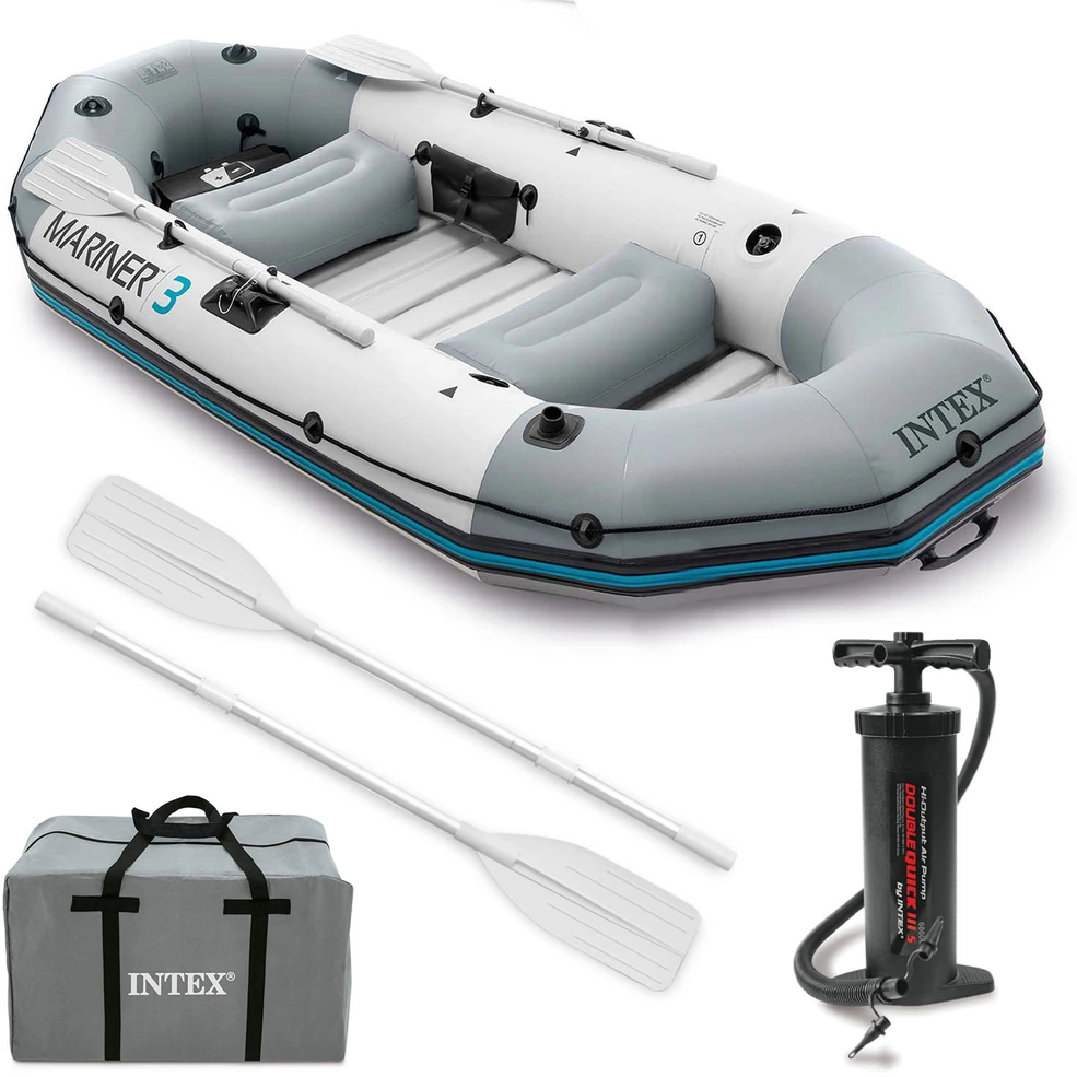 Intex Mariner 3 boat set, Pilkas