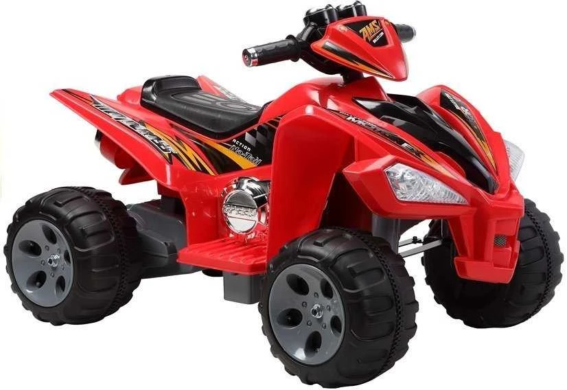 Lean Cars Vidutinio dydžio Quad Raudona - Elektrinė važiuojanti transporto priemonė