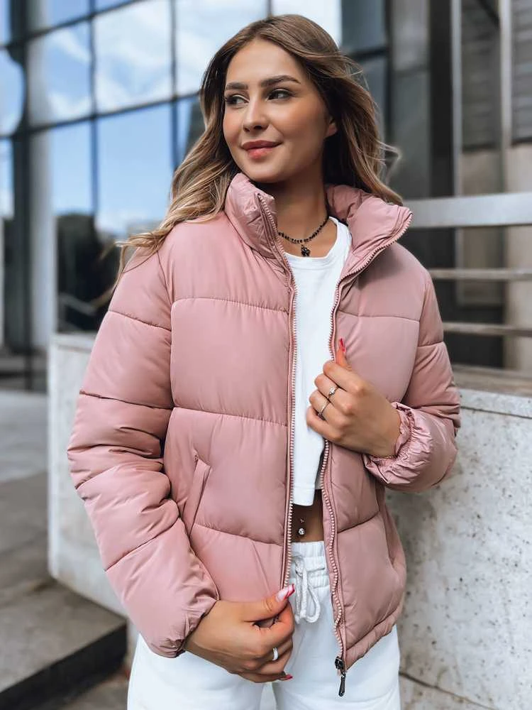 Rožinė moteriška striukė Lara