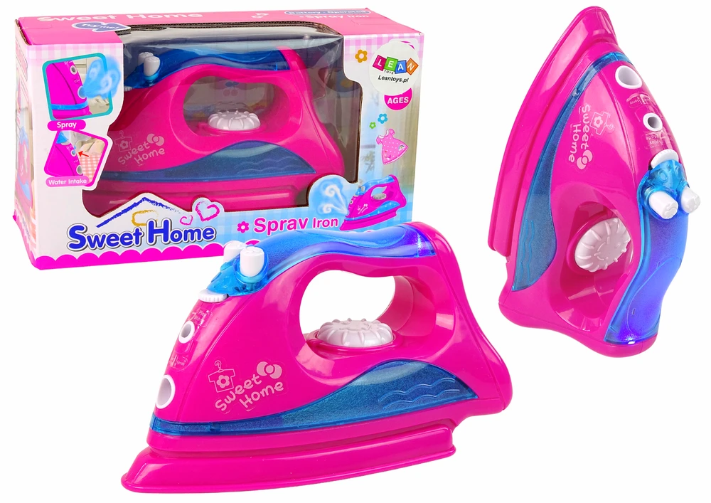 Lean Toys Žaislinis lygintuvas su garų funkcija, 21,5 cm