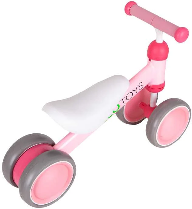 Rožinis mini balansinis dviratis