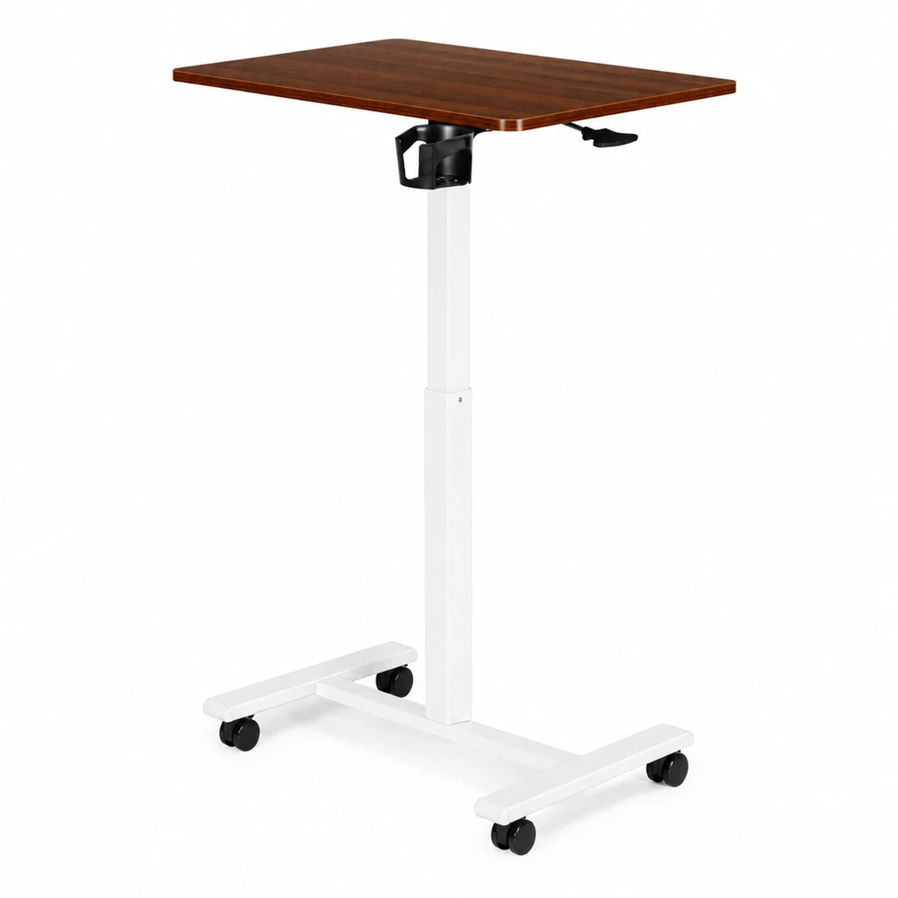 Rudas mobilus reguluojamo aukščio stalas 70x48 cm ModernHome