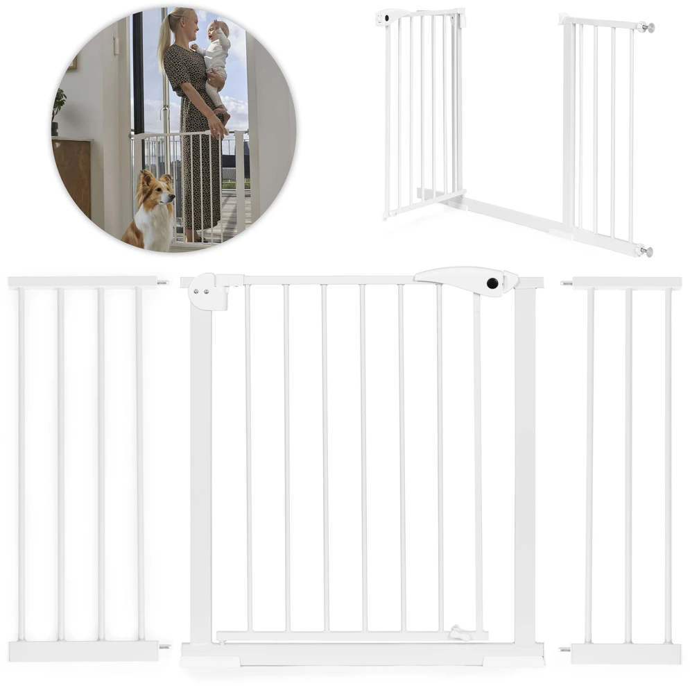 Ecotoys Saugos Varteliai SG-012-W-132, 74-132 cm, Plieniniai, Balti