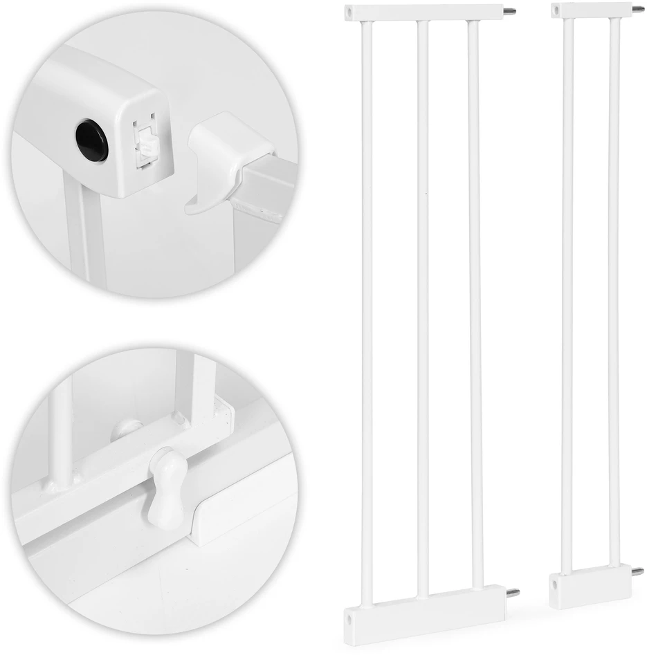 Ecotoys Saugos Varteliai SG-012-W-132, 74-132 cm, Plieniniai, Balti