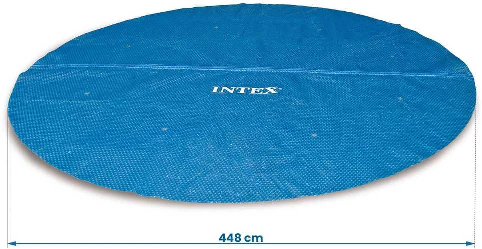 Intex Baseino uždangalas, mėlynas, 448cm, polietilenas