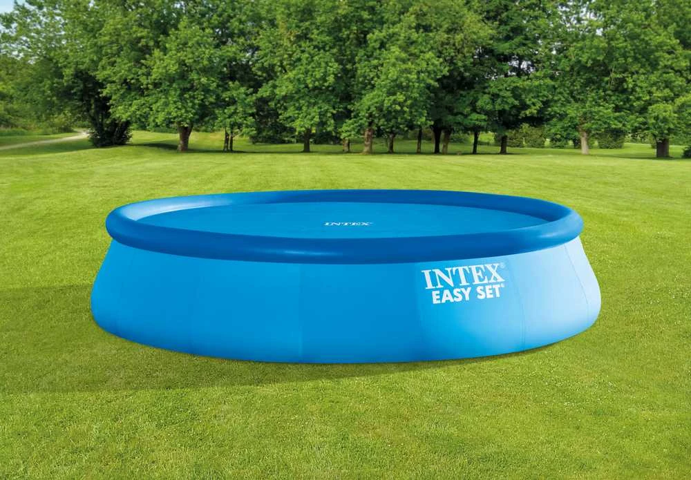 Intex Baseino uždangalas, mėlynas, 448cm, polietilenas