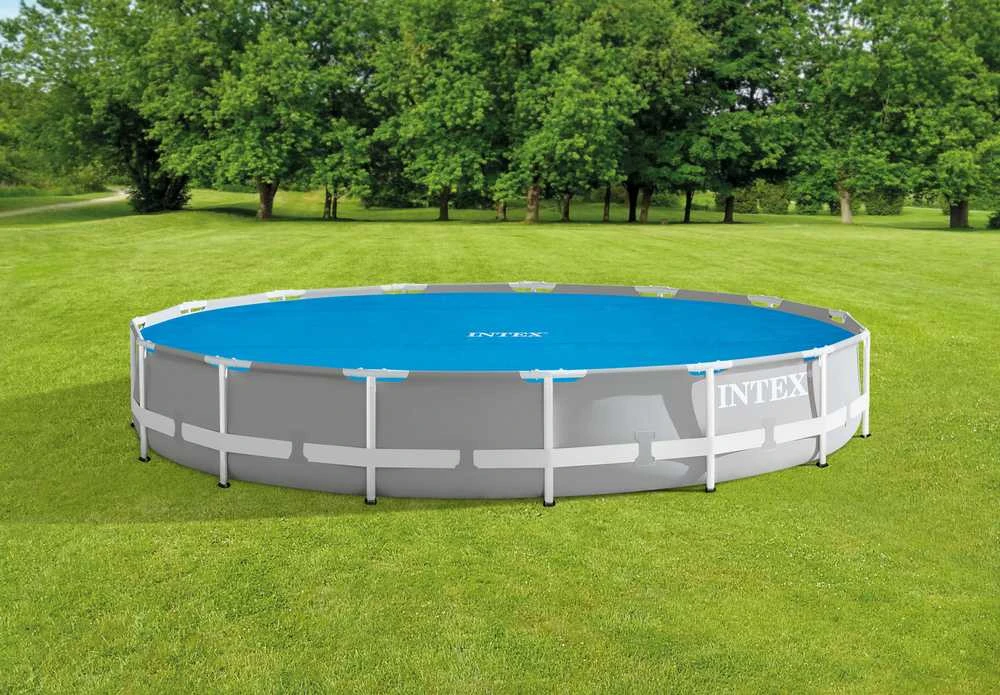 Intex Baseino uždangalas, mėlynas, 448cm, polietilenas