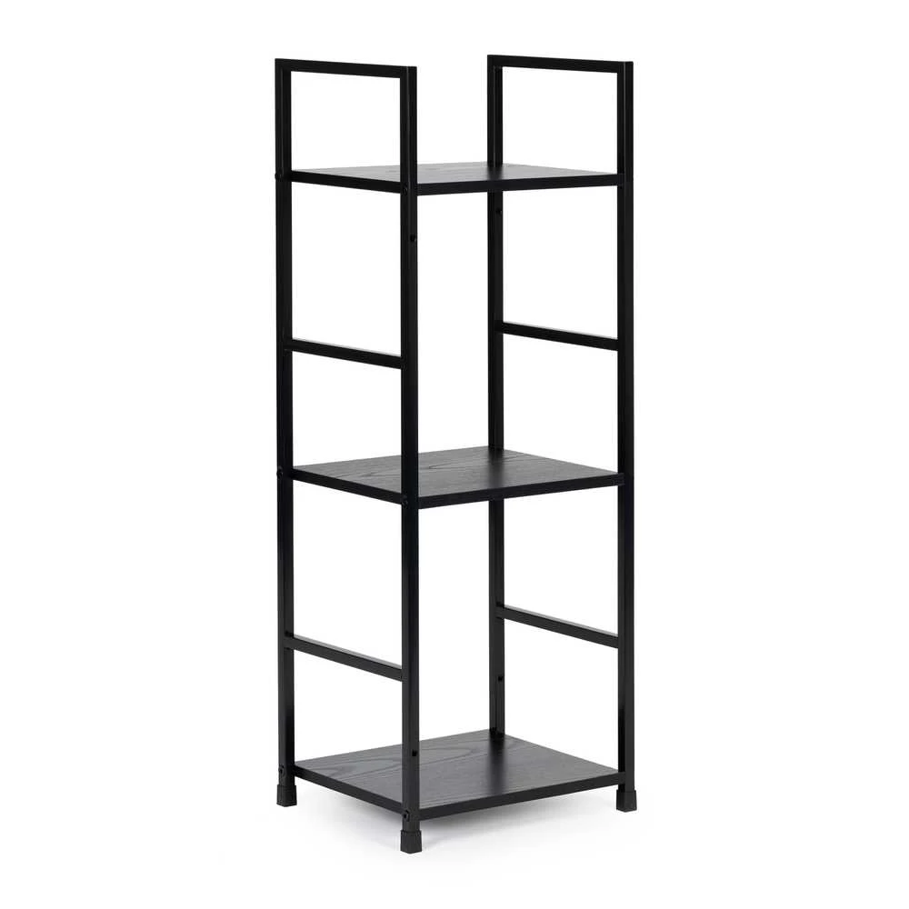 Modernhome Moderni lentyna, metalinis rėmas, LOFT, juoda