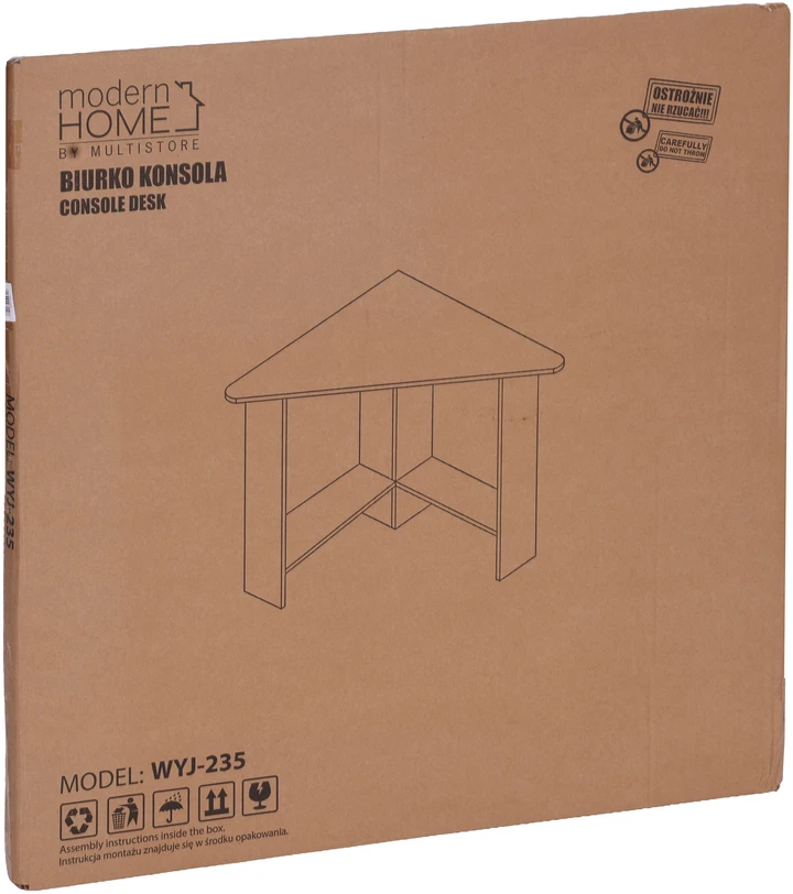 Modernhome Kampinis kompiuterio stalas, baltas