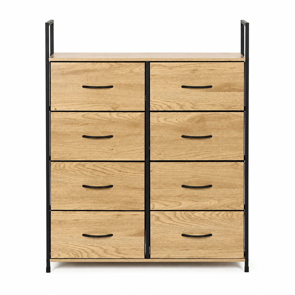 Spintelė su 8 audinio stalčiais 80 cm ModernHome