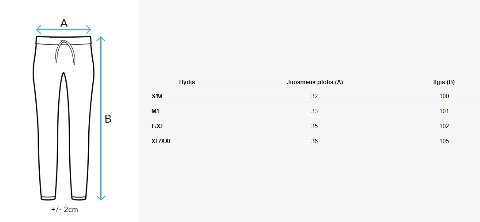 Sportinės meriškos kelnės Julia
