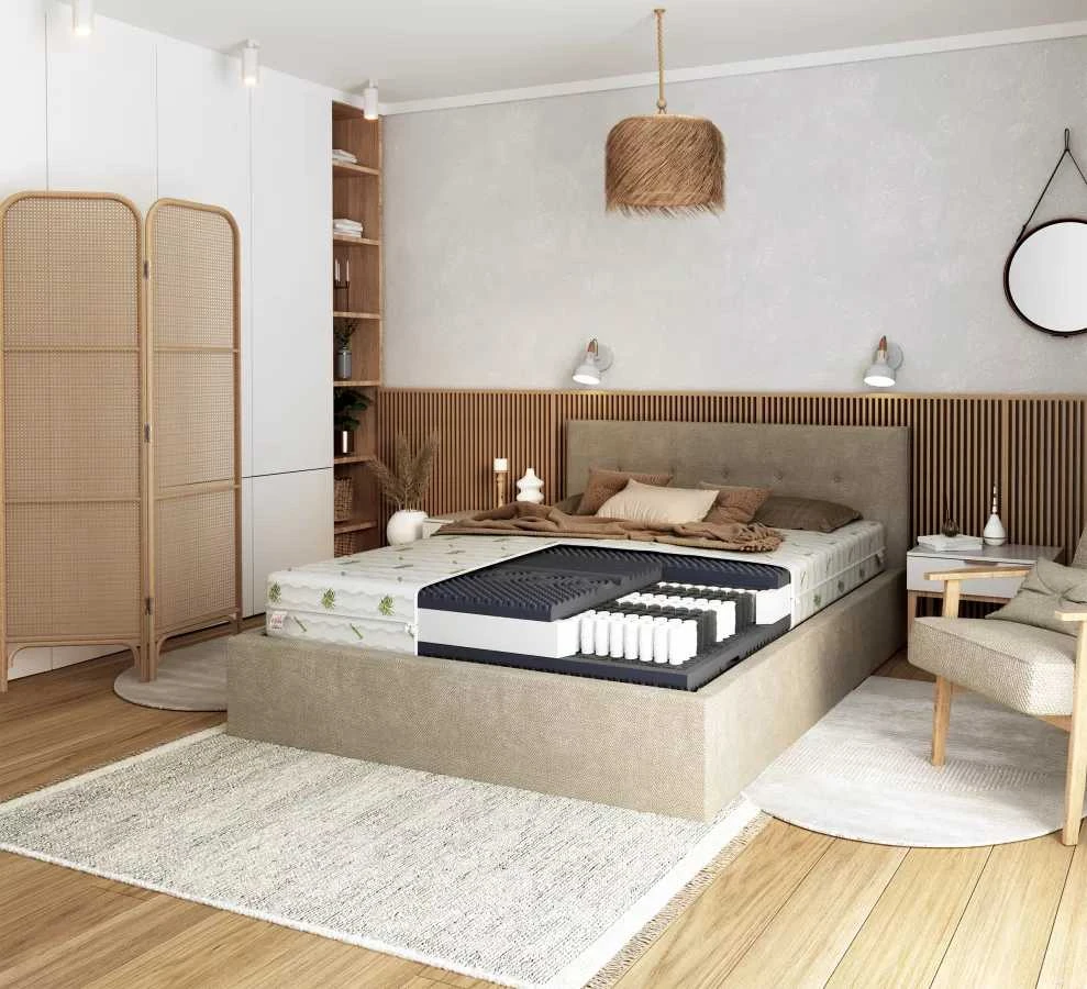 Spyruoklinis čiužinys NOIR 200X200