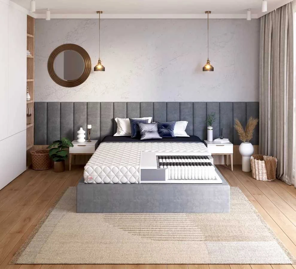 Spyruoklinis čiužinys Treviso max 90x200