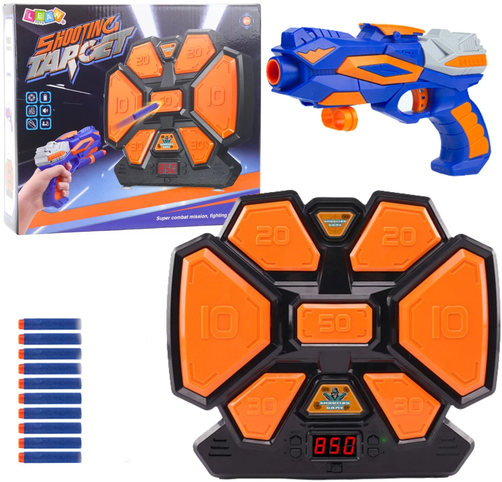Lean Toys Dartų žaidimo rinkinys su elektroniniu taikikliu