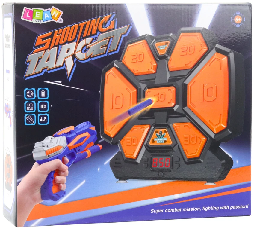 Lean Toys Dartų žaidimo rinkinys su elektroniniu taikikliu