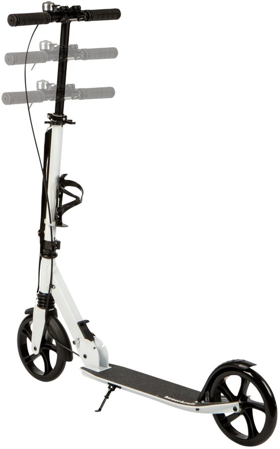 Sulankstomas baltas miesto paspirtukas 95–105 cm