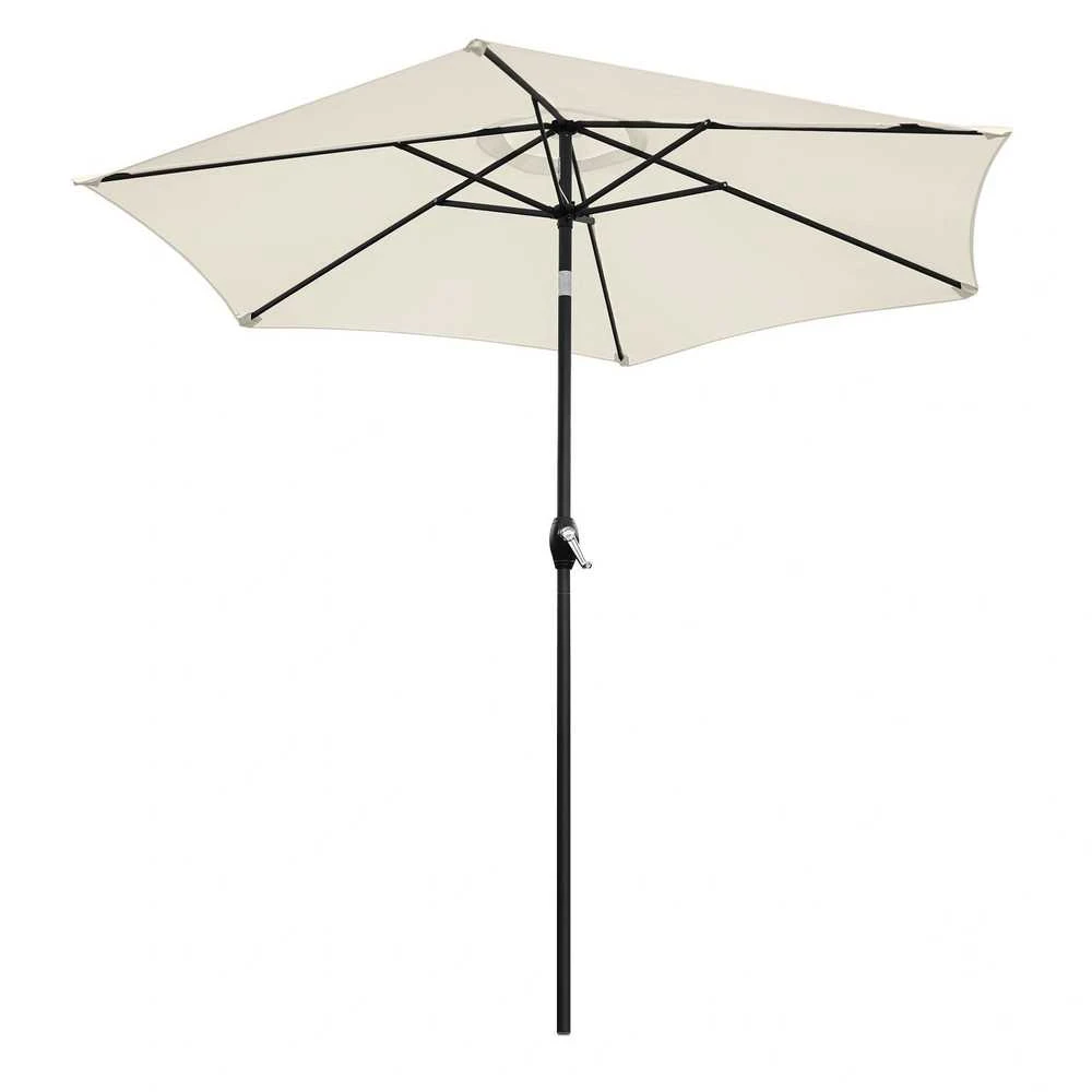 Bauerkraft Reguliuojamas sodo skėtis 210 cm smėlio spalvos