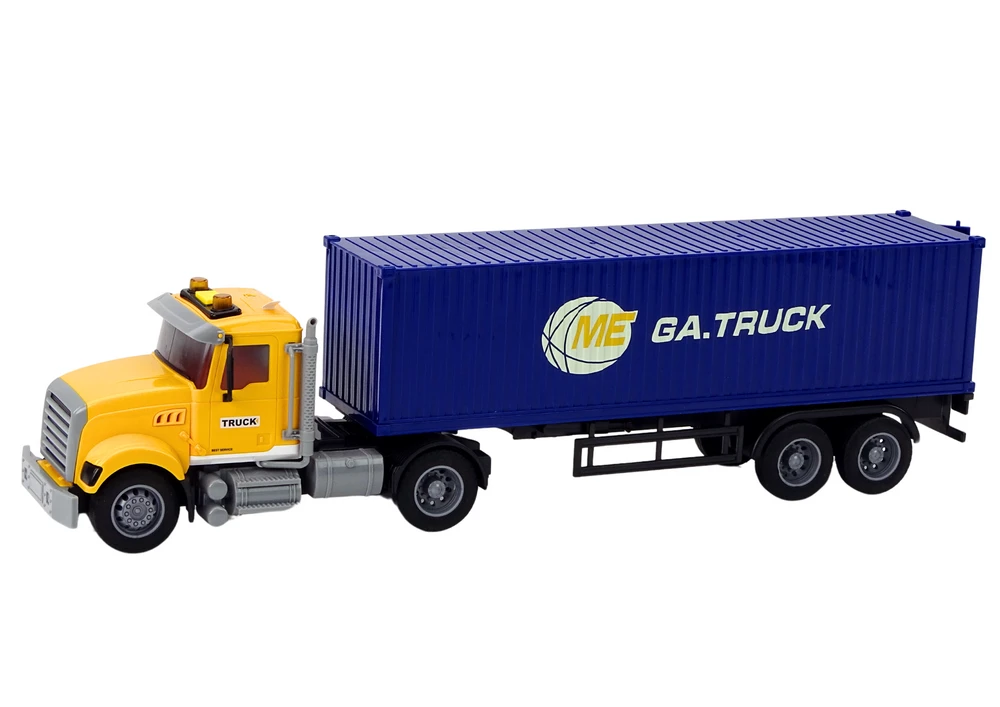 Lean Toys Sunkvežimis su Nuimama Puspriekabe ir Šviesos bei Garso Efektais