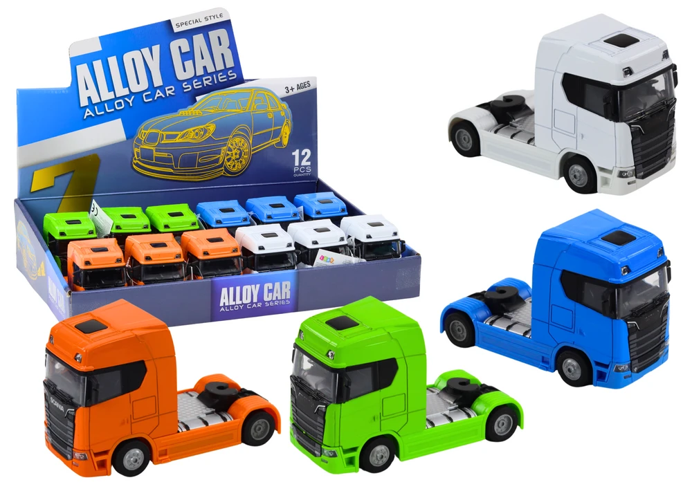Lean Toys Metalinis sunkvežimis be priekabos su šviesomis ir garsais, 1:32