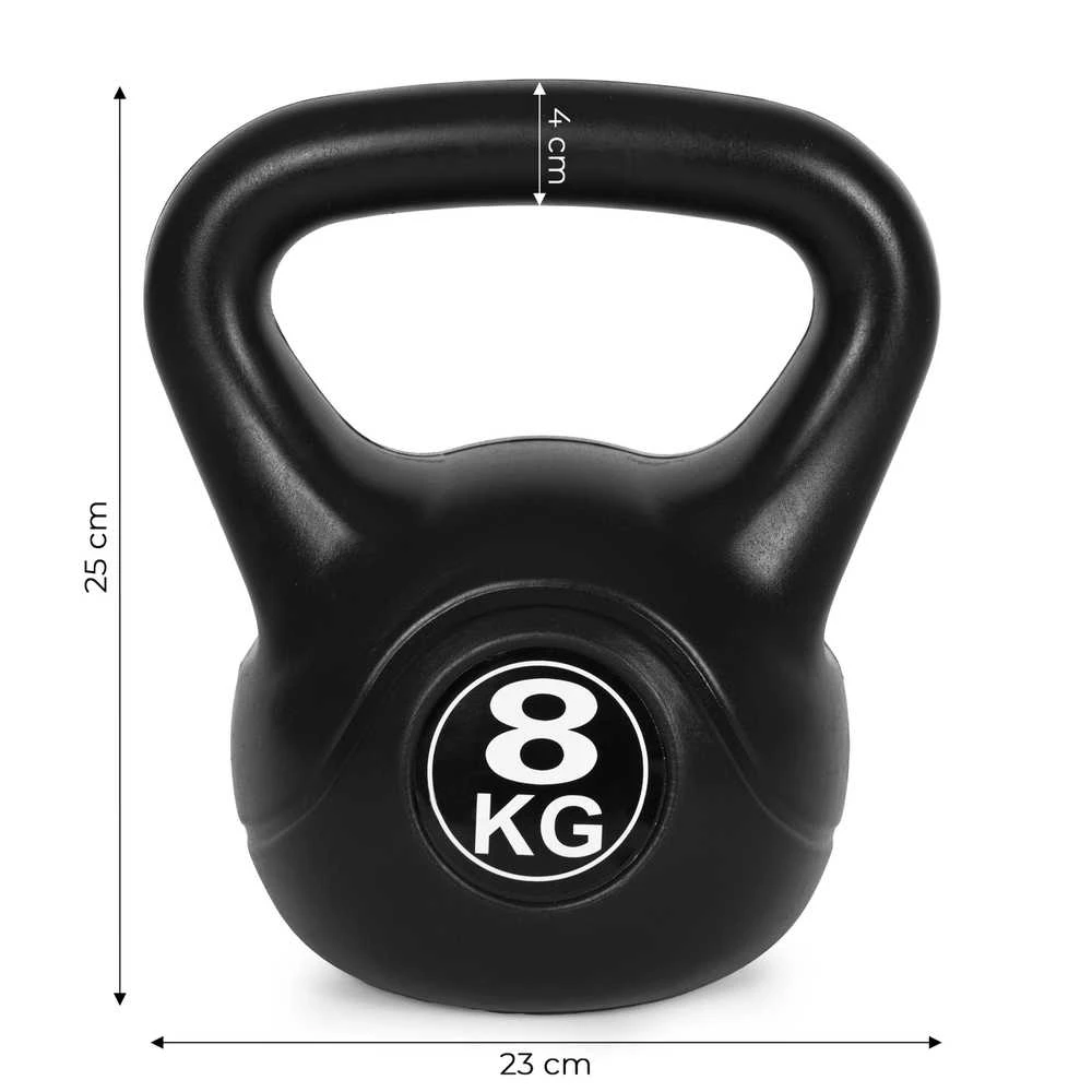 Kettlebell 8kg, treniruoklis, hantelis, svarmuo, ModernHome