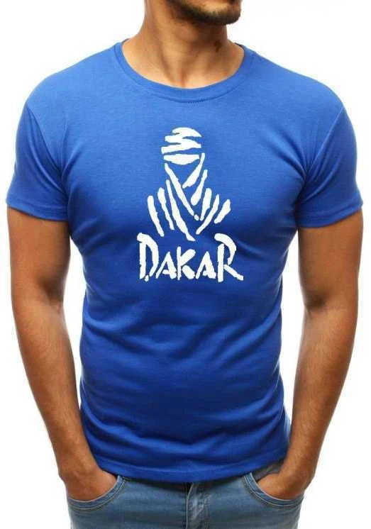 Šviesiai mėlyni vyriški marškinėliai Dakar